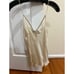 Theory Textured Sleeveless Camisole Slip Top Cream Small