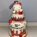 Hello Kitty 50th Anniversary Cookie Jar Strawberries