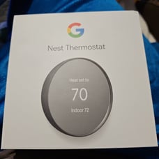 Google Nest Thermostat Charcoal