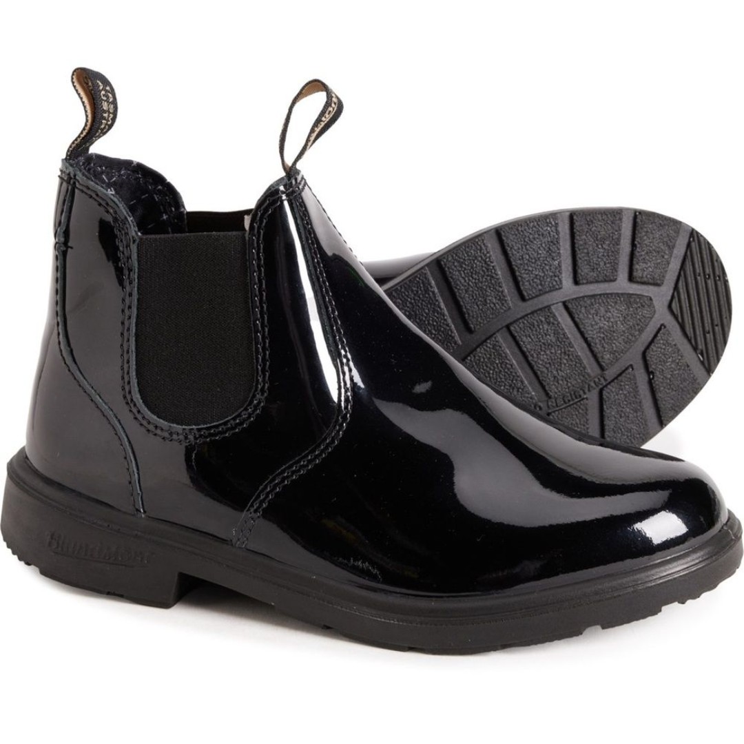 Blundstone Kid's 2255 Patent Leather Boots - Size AUS 3/US 4 - Black - NWB