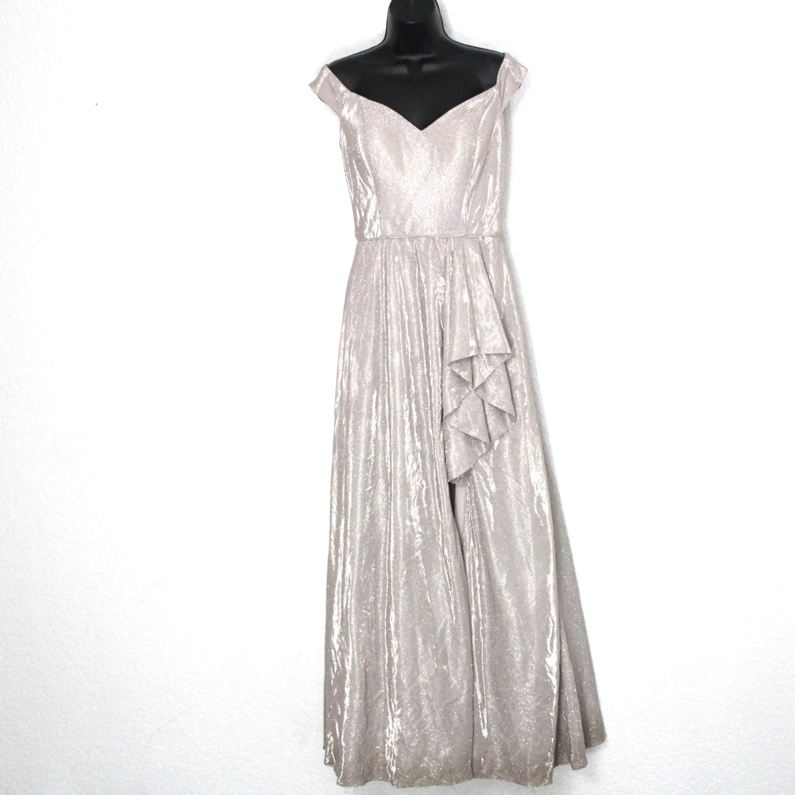 Blondie Nites by Stacy Sklar Off Shoulder Fit and Flare Gown Size 9 XS