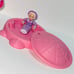 Playskool twins Rare bonnets stroller & pink sandbox set w lid!