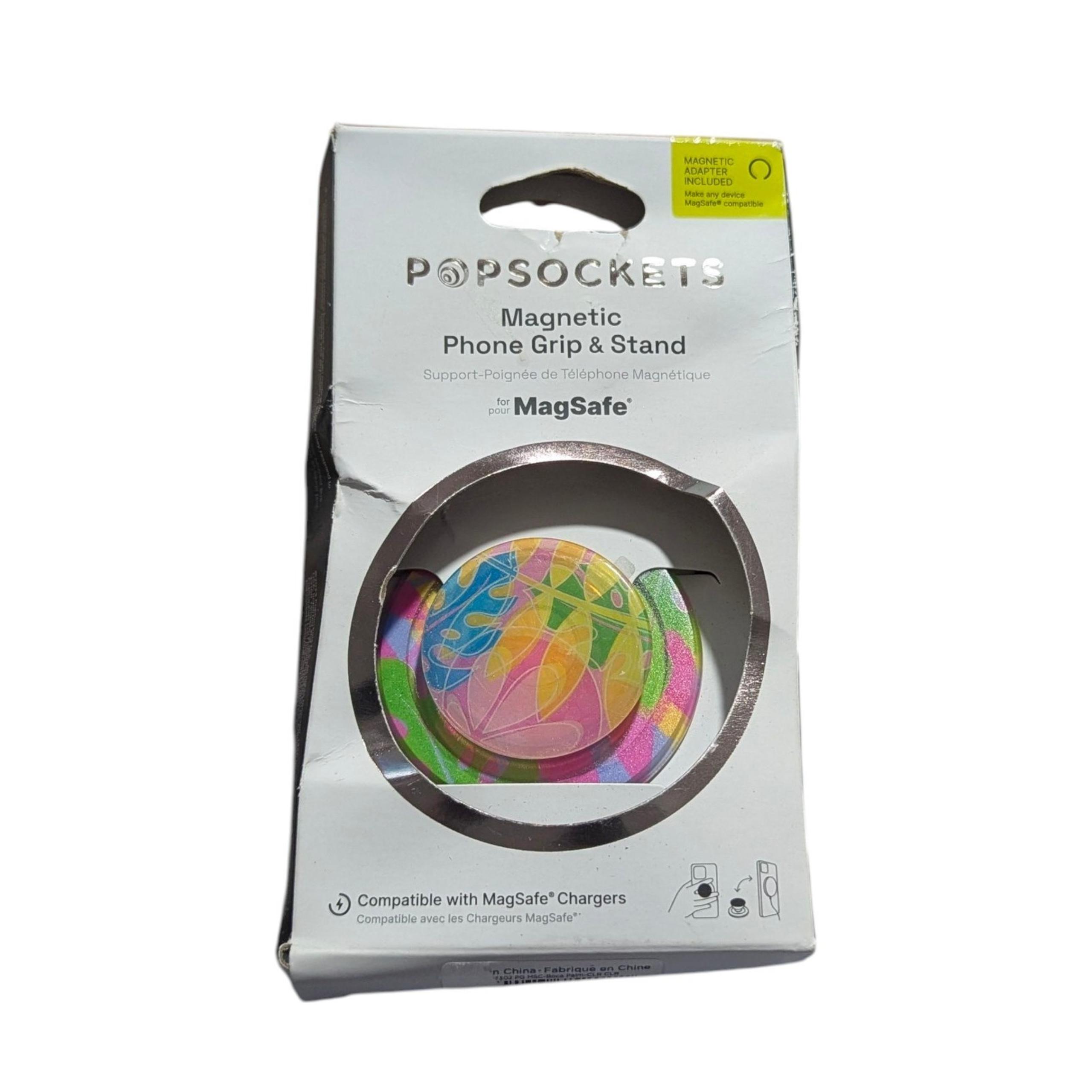D2-O PopSockets Magnetic Phone Grip with MagSafe Magnetic Adapter Ring Boca Palm