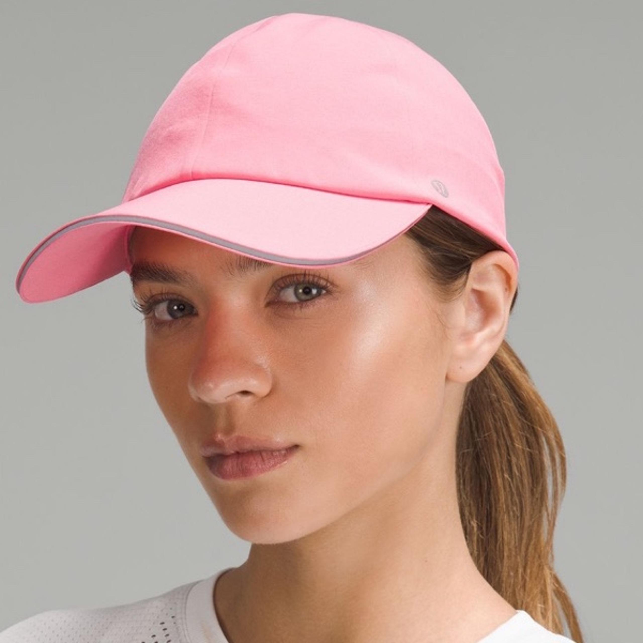 Lululemon Fast and Free Running Hat – Pink, Lightweight & Adjustable size L/XL