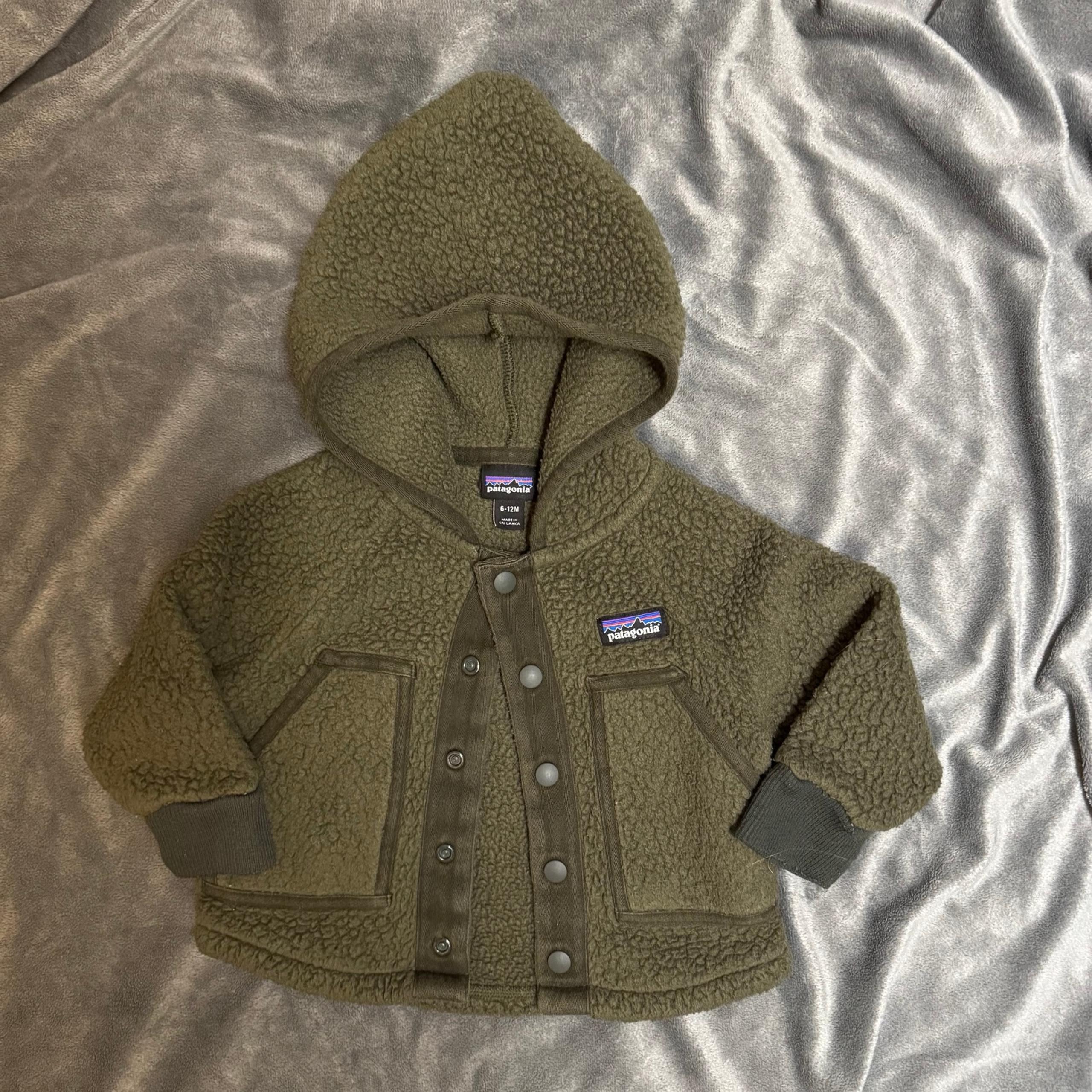 Patagonia Olive Green Retro Piles Jacket