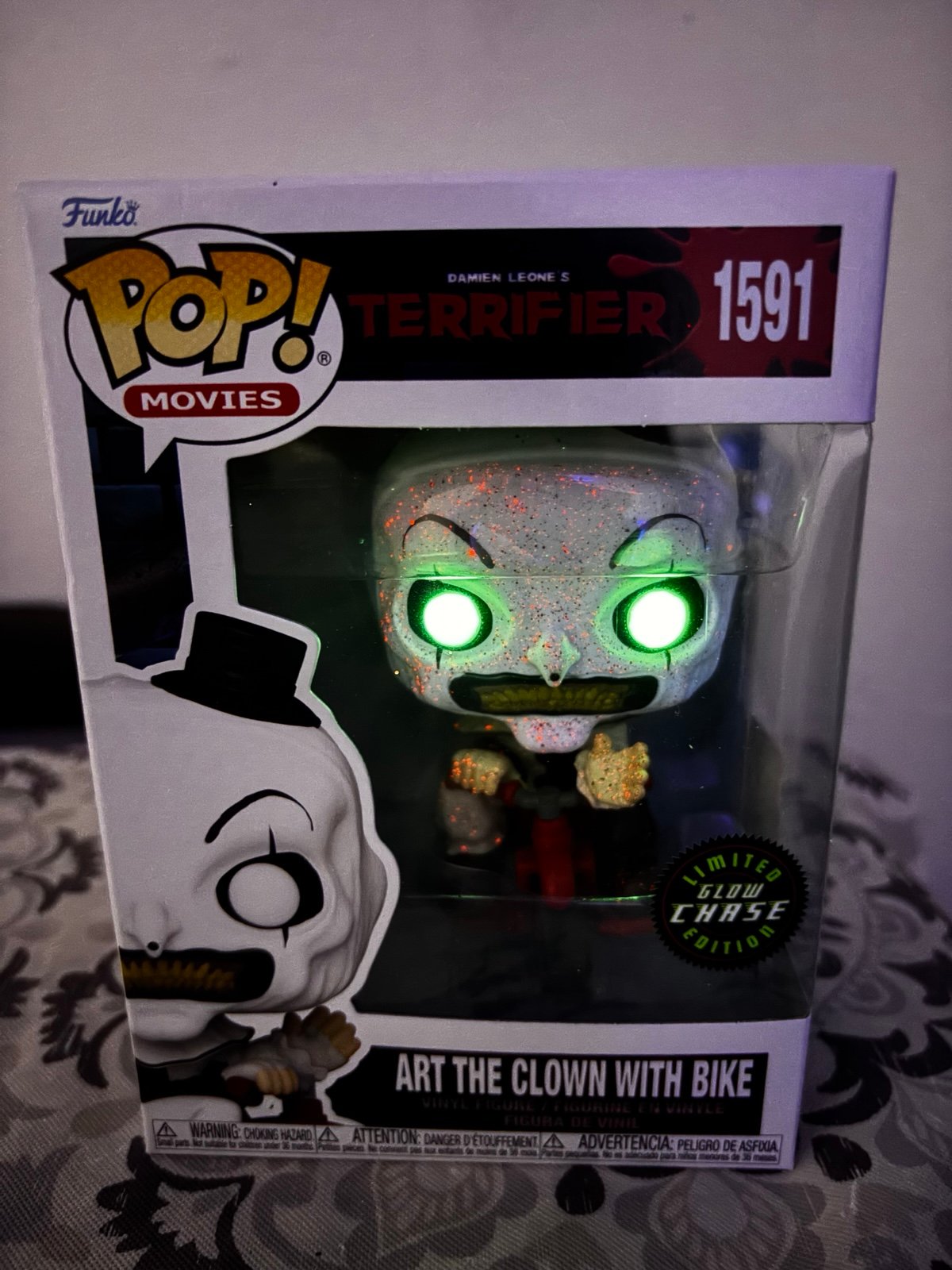 Terrifier Art the clown with bike Funko Pop