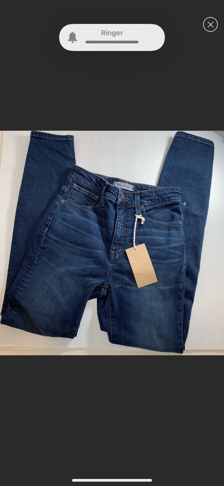 Madewell Curvy High Rise Skinny Jeans
