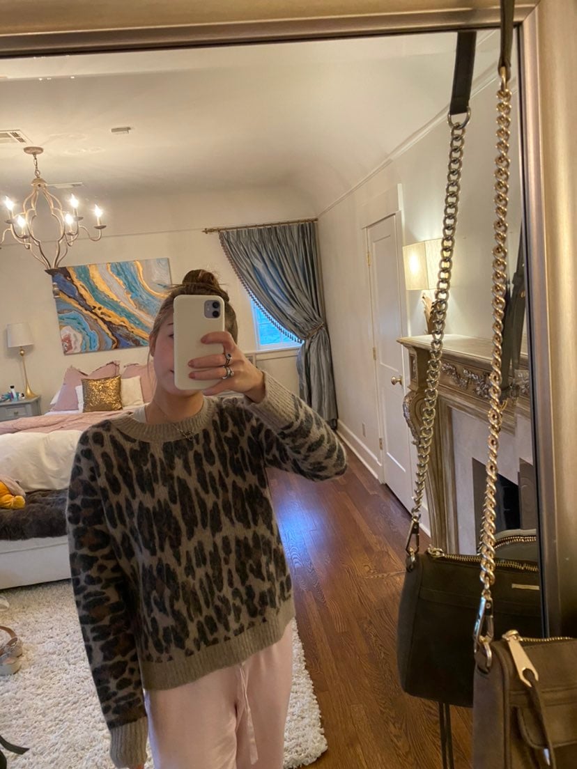 Rails cheetah print sweater