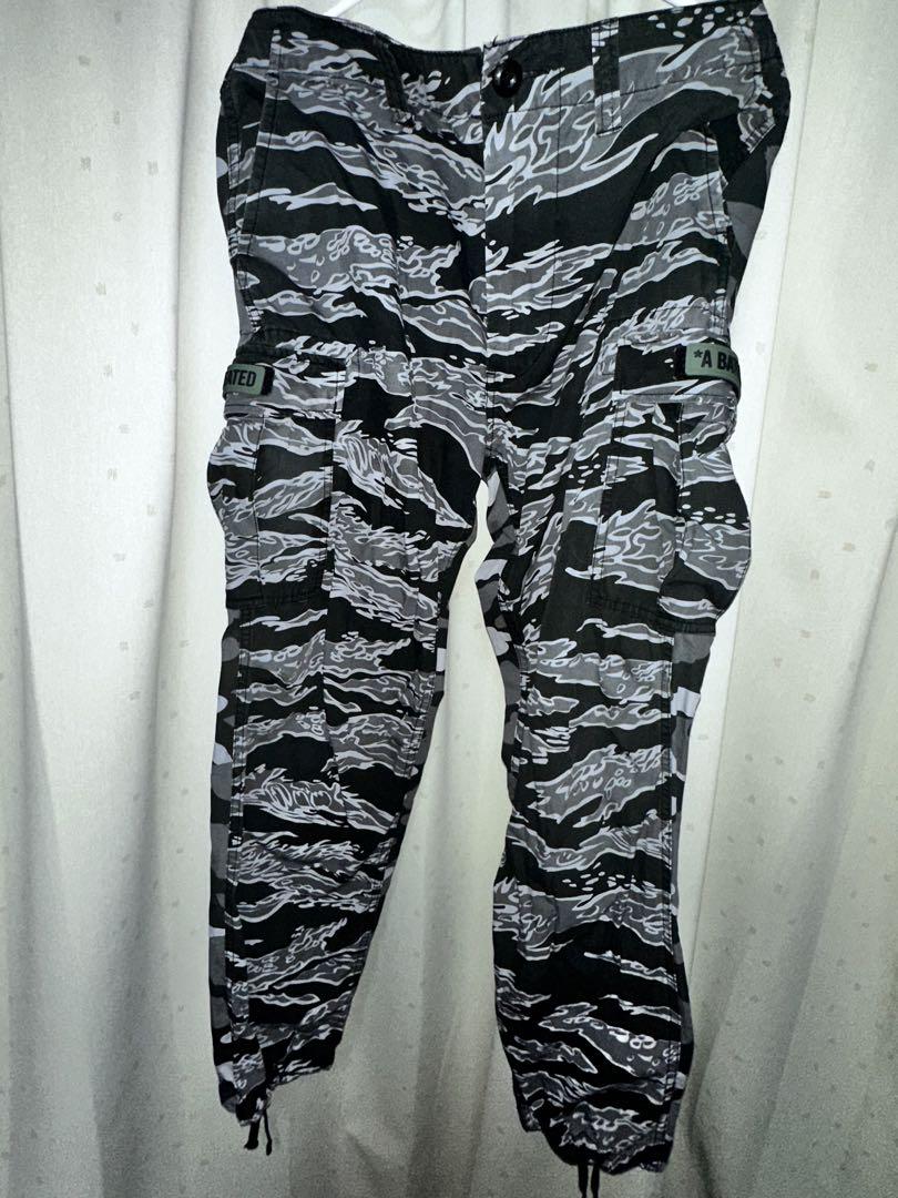 Rare A Bathing Ape x Undefeated Military Cargo Pants