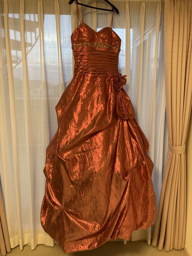 Concert, Wedding Pink Color Dress with Strap