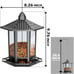 Birdream 2 Pack Bird Feeders for Outdoor Hanging, Retro Pagoda Design Fun Instal