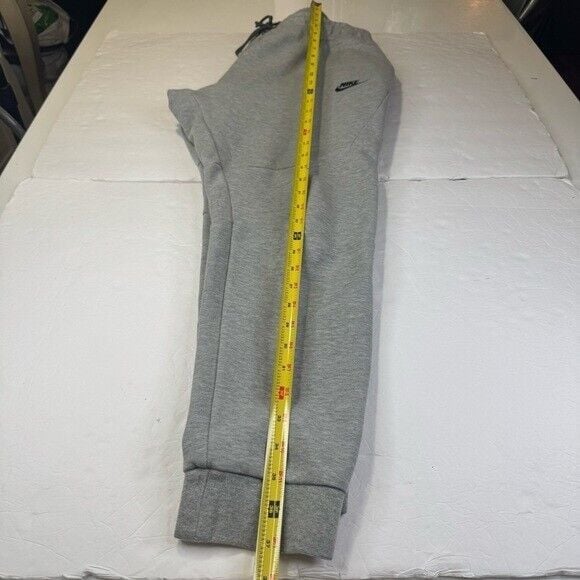 Nike Sweatpants Men's Large Gray Swoosh Tech Fleece Athletic Sportswear Jogger
