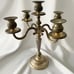 Vintage Silver Plated Five-arm Candelabra - Decorative Candle Holder Display