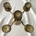 Vintage Silver Plated Five-arm Candelabra - Decorative Candle Holder Display