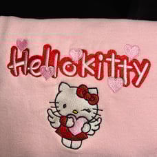 Hello Kitty Pink Crewneck – Perfect for Valentine’s Day!