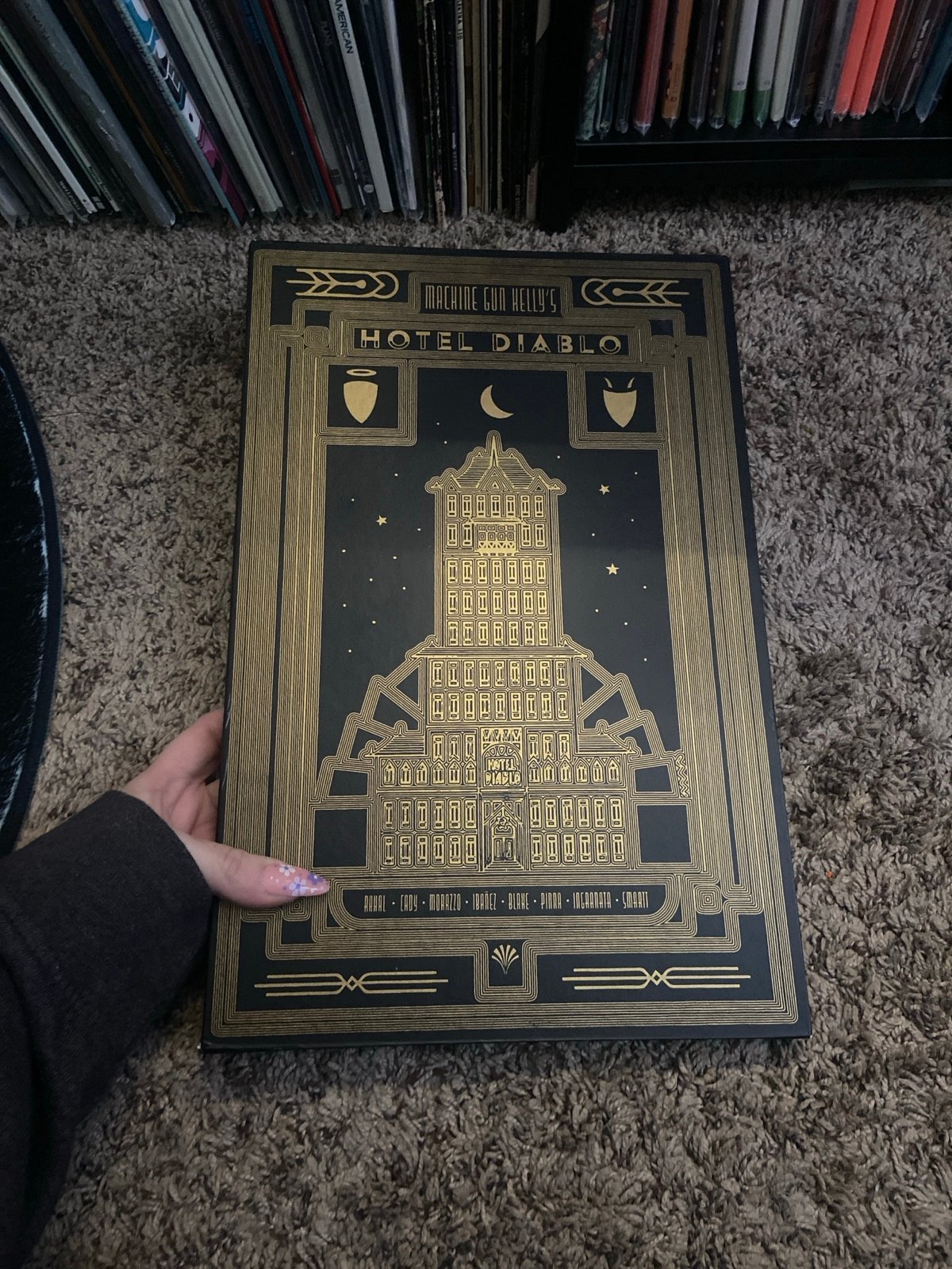 MGK autographed hotel Diablo graphic novel