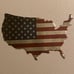 NEW USA American Flag Metal Tin Sign, 14X8\