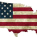 NEW USA American Flag Metal Tin Sign, 14X8\
