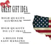 NEW USA American Flag Metal Tin Sign, 14X8\