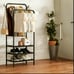 Multifunctional Vertical Metal Steel Pipe Shoe And Hat Rack, Non-woven Fabric