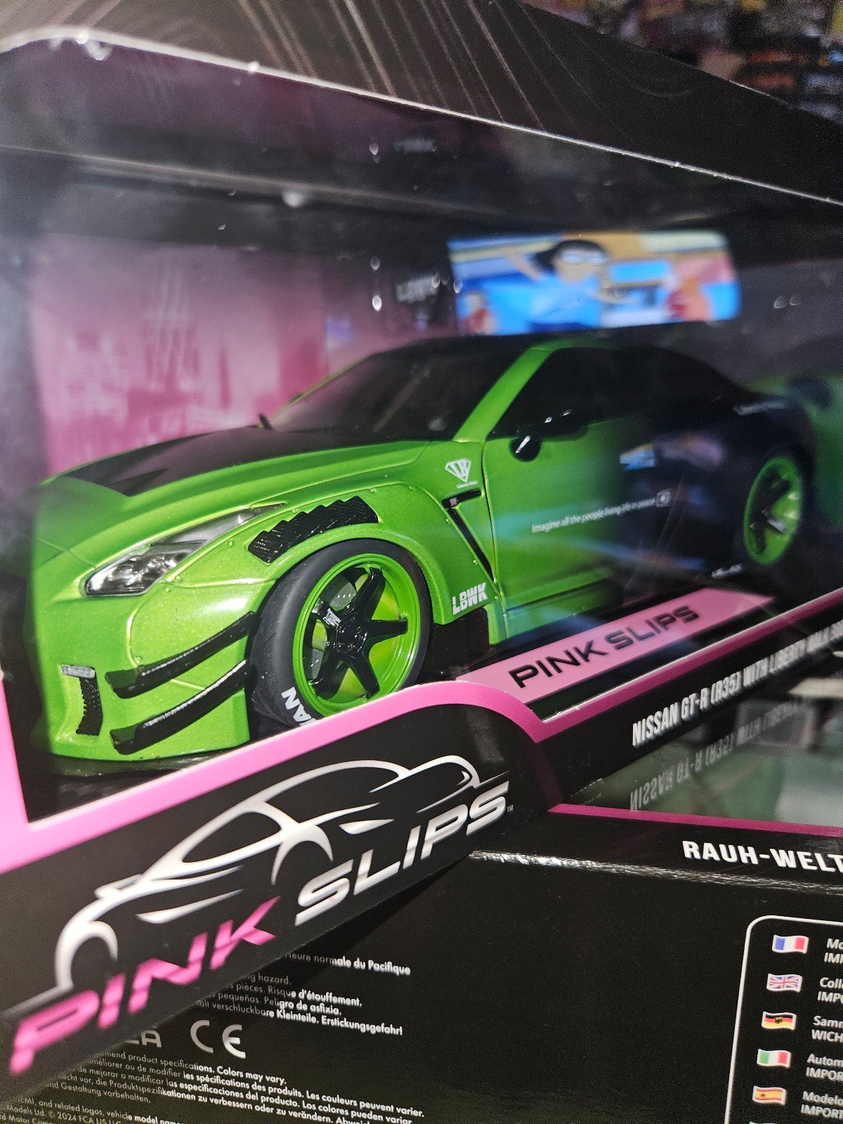 UNRELEASED jada pink slips 1/18 nissan skyline