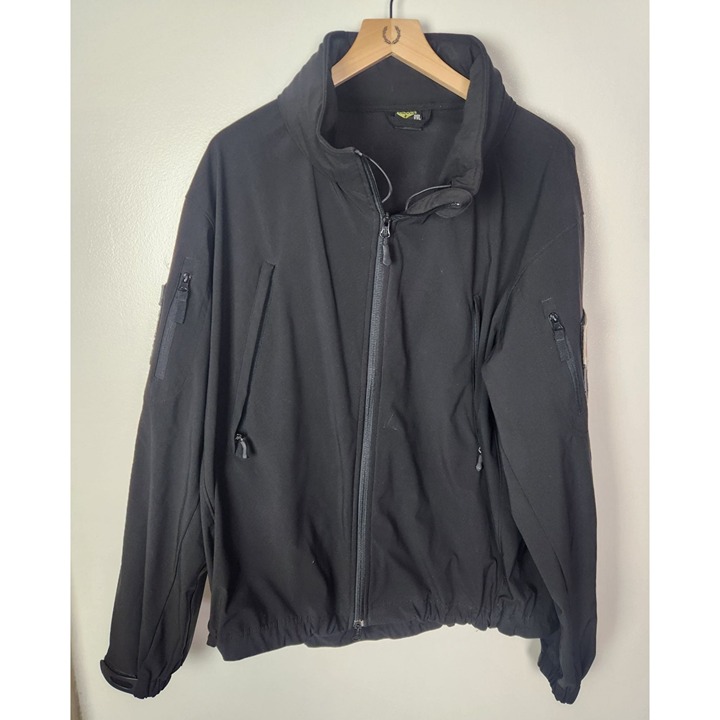 Condors Men's Sz. XXL Black Summit Zero Softshell Jacket W/ Patches