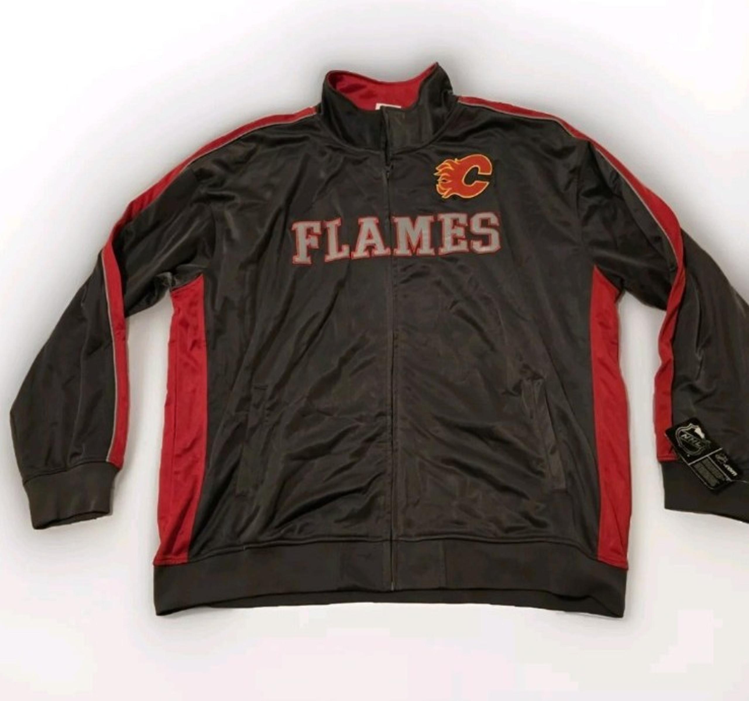 Calgary Flames  Authentic Full Zip Warmup Jacket 3XL