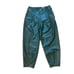 Anthropologie Maeve Faux Leather Taper Pleated Pants 10 nwt green