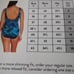 Miradonna by Miraclesuit one piece swimming suit size 12 Ocean blue zig zag