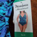 Miradonna by Miraclesuit one piece swimming suit size 12 Ocean blue zig zag