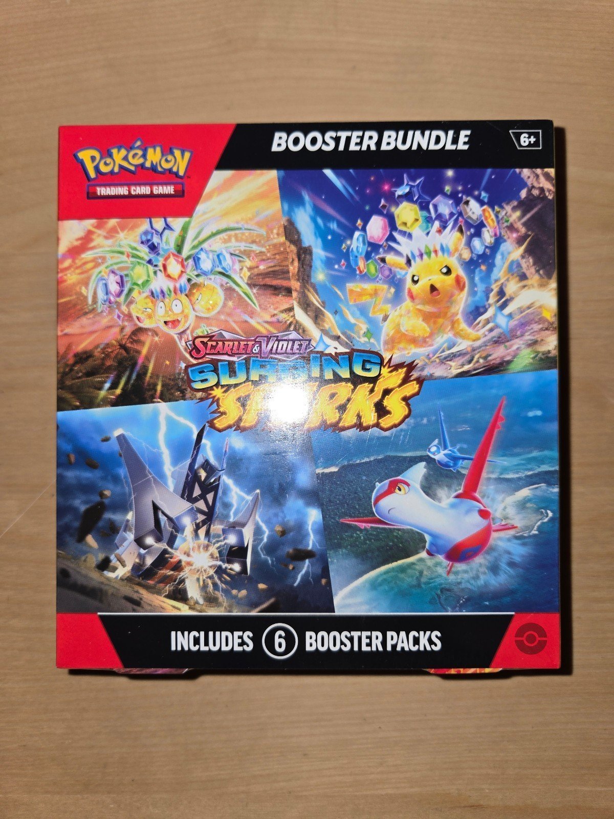 Surging Sparks Booster Bundle Pokémon TCG 6 BOOSTER PACKS