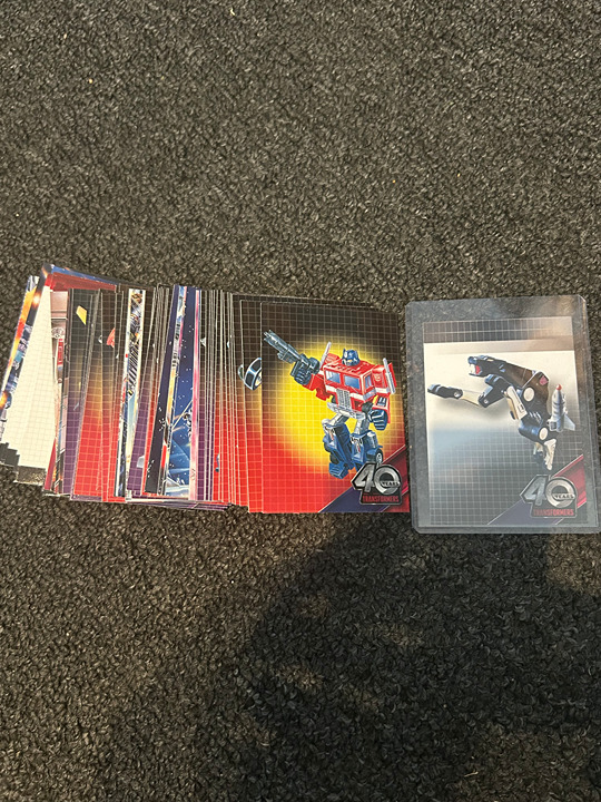 81 Transformers 2024 40TH Anniversary Trading Card LOT w/ Special Chase Ravage