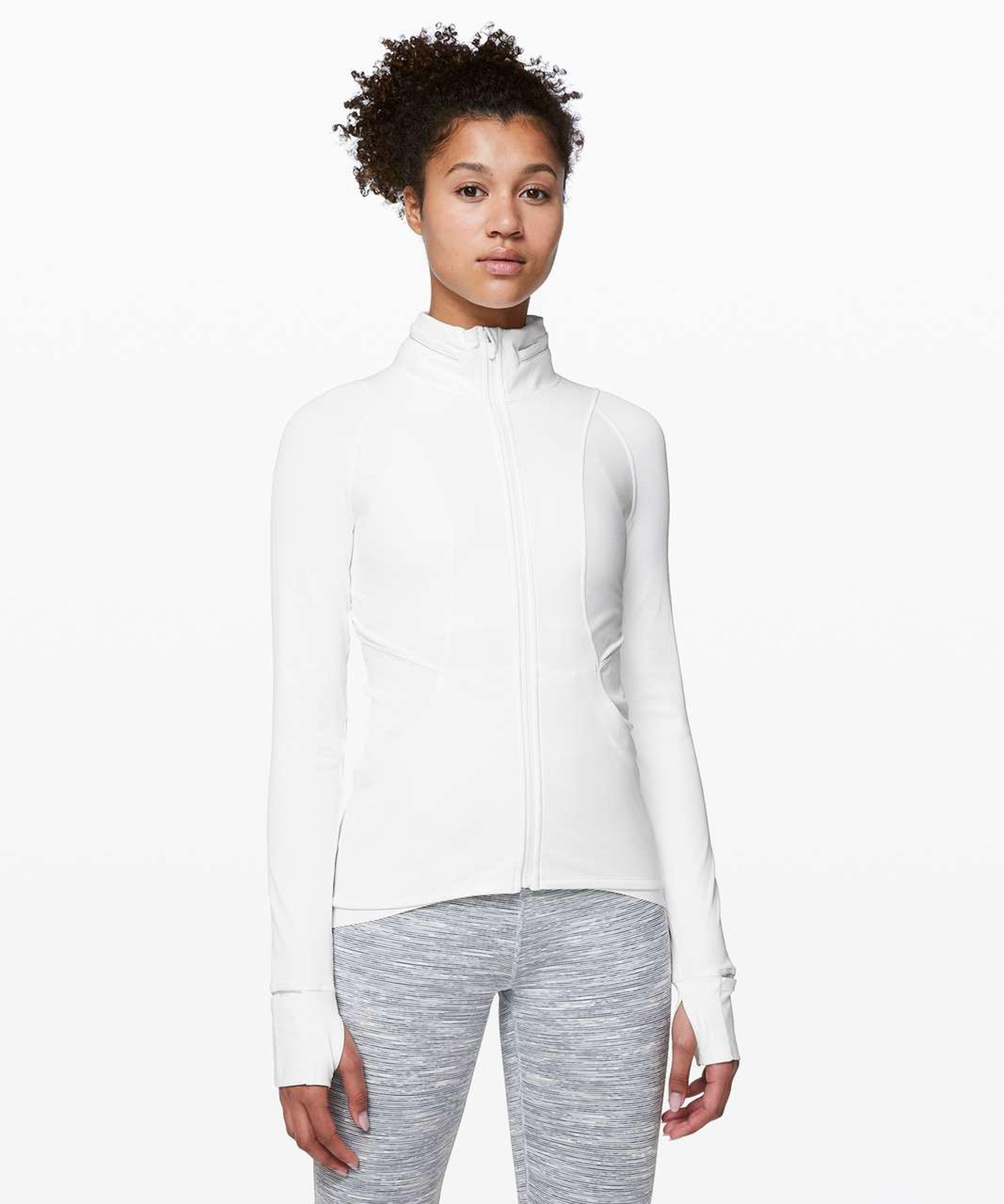 Lululemon Far and Free Jacket White