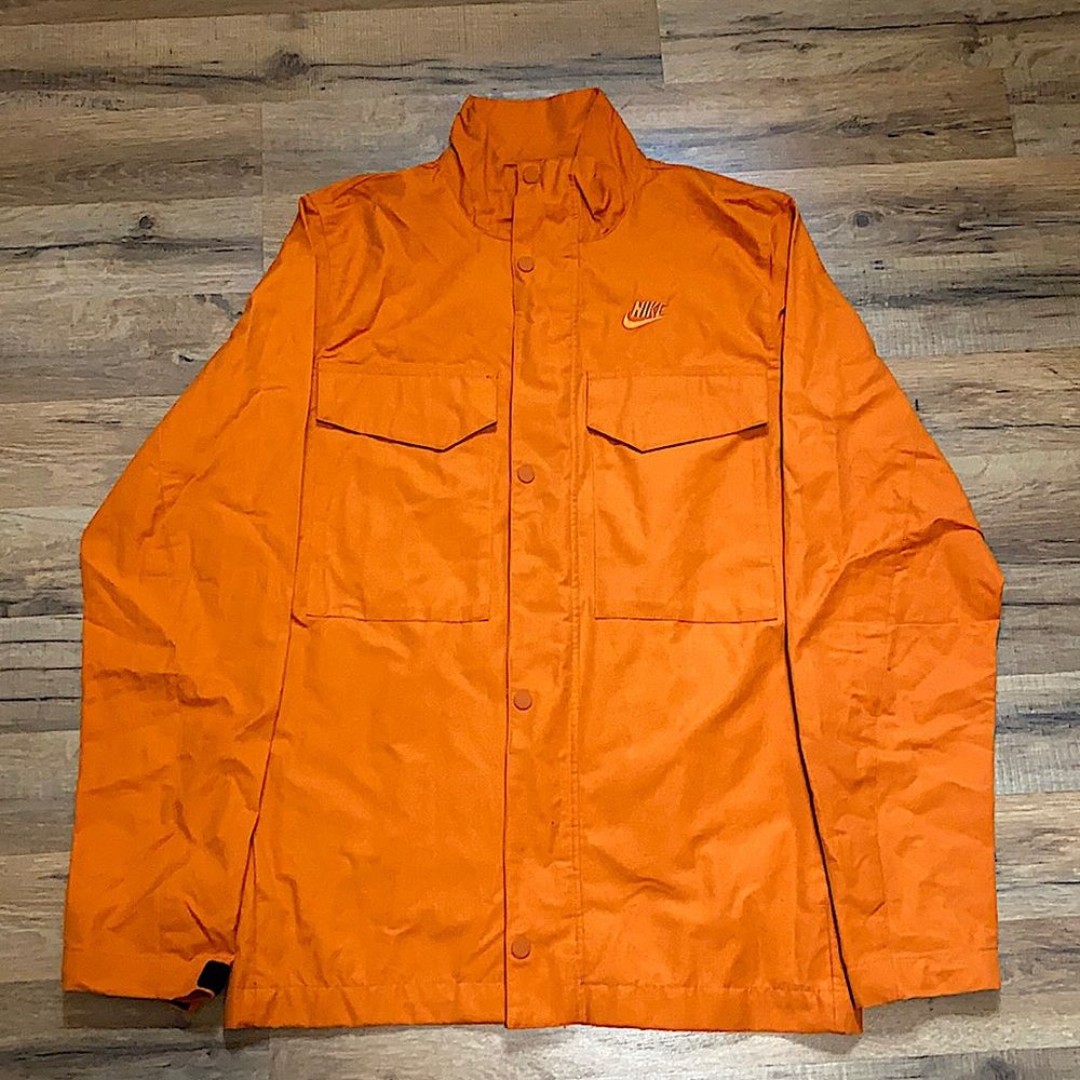 Nike zip up button up jacket
