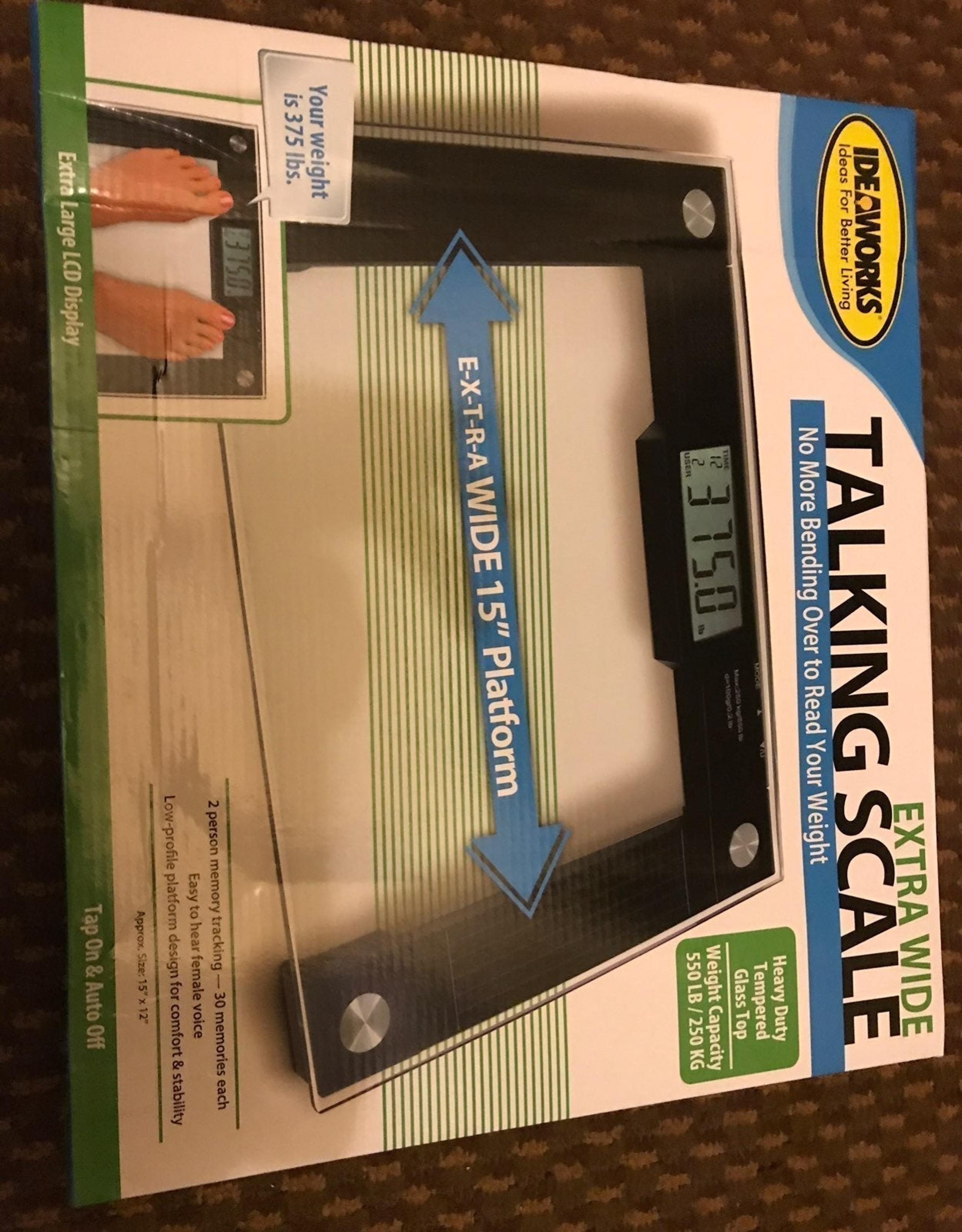 Digital weight scales there are two in t
