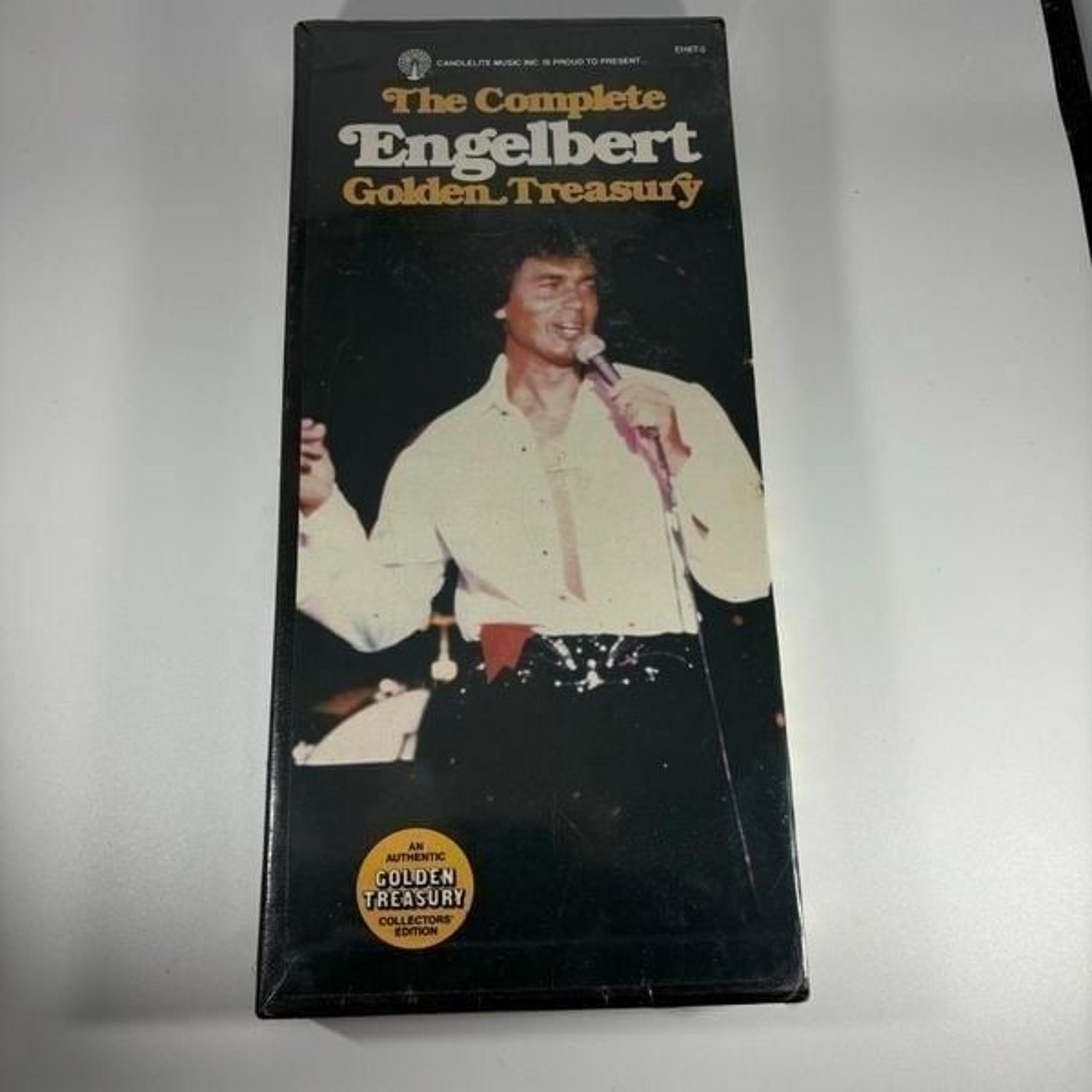 Englebert Humperdinck 1980 Golden Treasury Complete Cassette Tape Box Set (3) - Candle-Lite