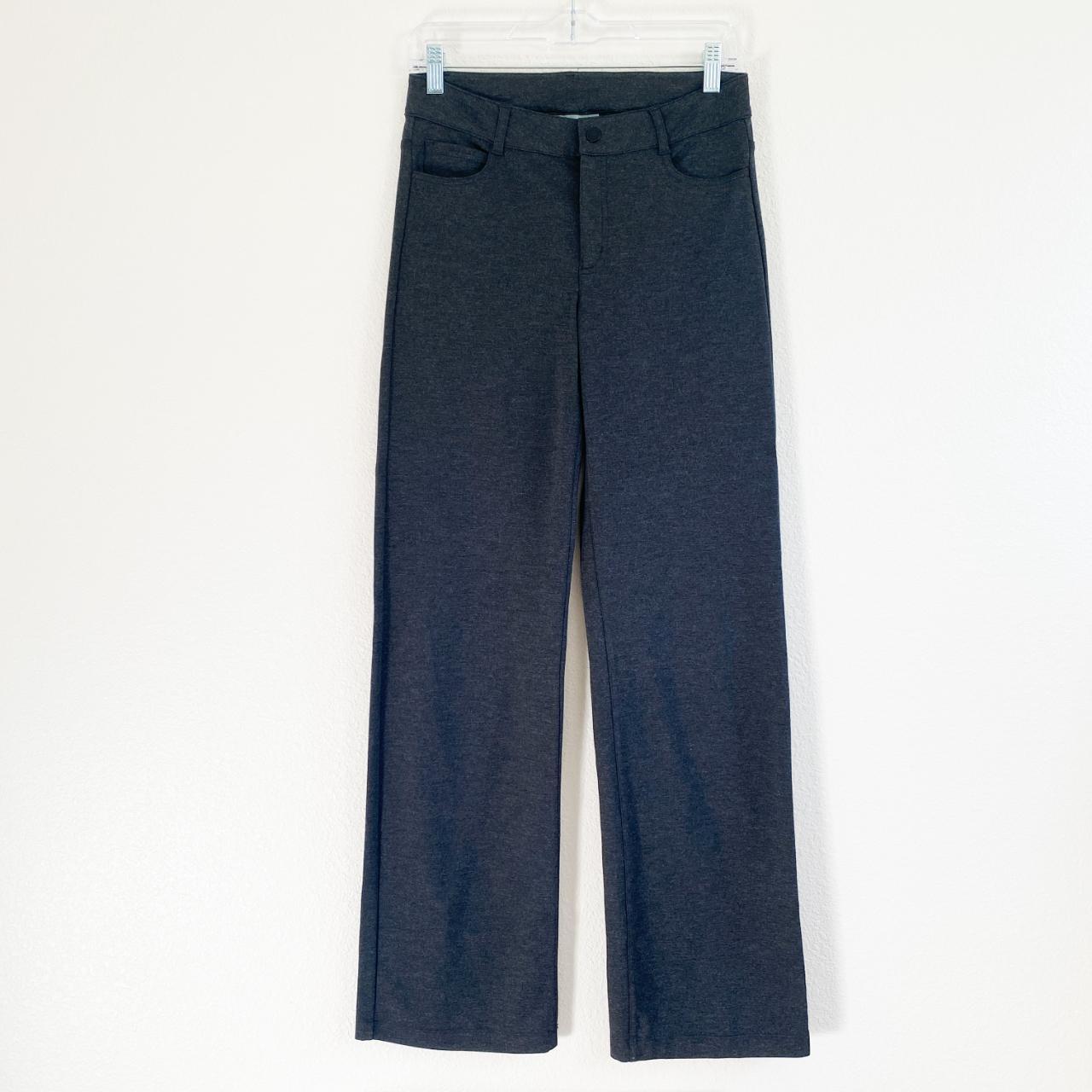 ATHLETA Ponte Knit Charcoal Dark Gray Classic Pants Size 4