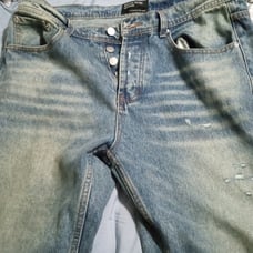 Enfants Riches Deprimes Flared Denim Distressed Size. 34