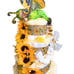 Sunflowers Diaper Cake, Butterfly Diaper Cake