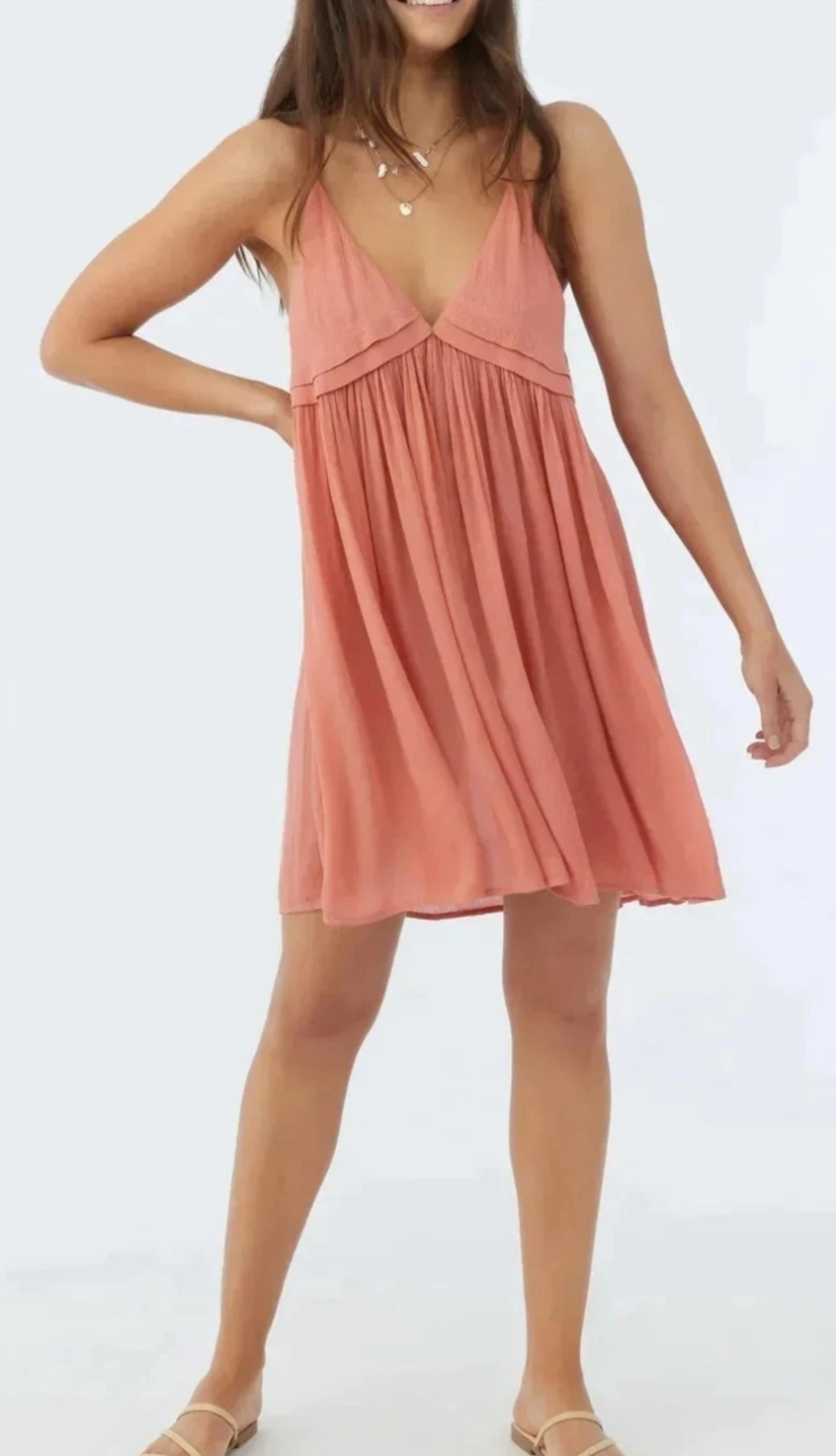 ONeill Saltwater Solids  Swimsuit Cover-up Solids  Racer Back Resort Beach large