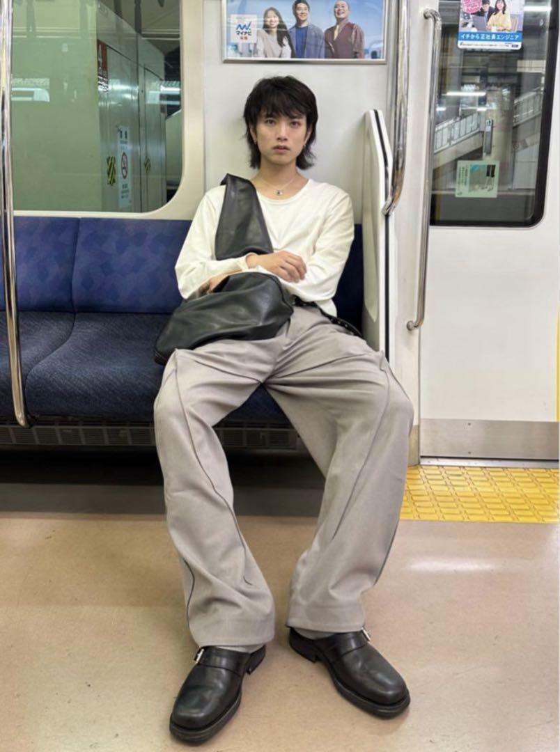 CORNERSTONE 23AW TAPERED BAGGY PANTS 44