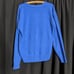 Polo vintage blue cashmere v-neck sweater