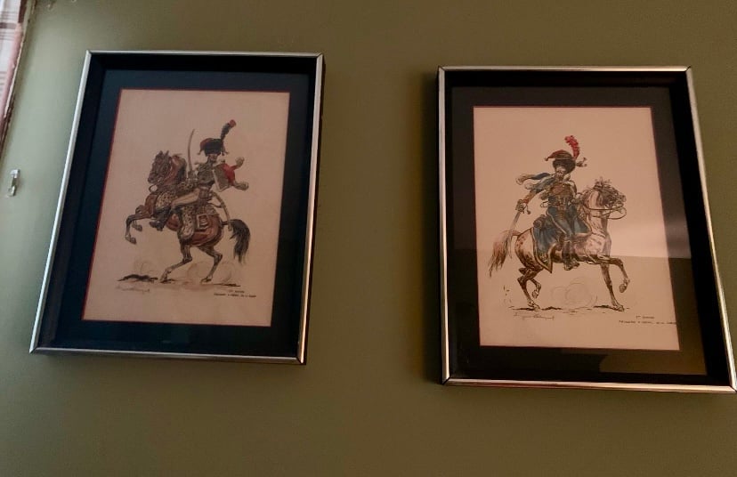 Set Of 4 Eugene Leliepvre Hand Colored Lithographs