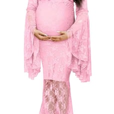 Pink Maternity Dress