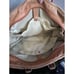 Vtg D'Brozzi Leather Tan Camel messenger attache case Miami FL Colombia Made