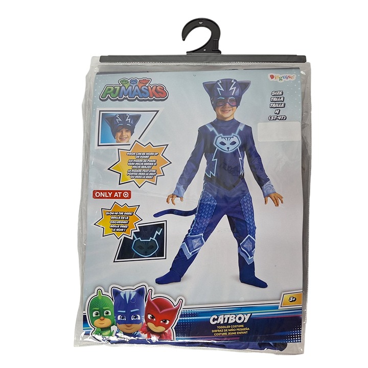 Disguise PJ Masks Catboy Halloween Costume Toddler Medium 3T-4T Complete