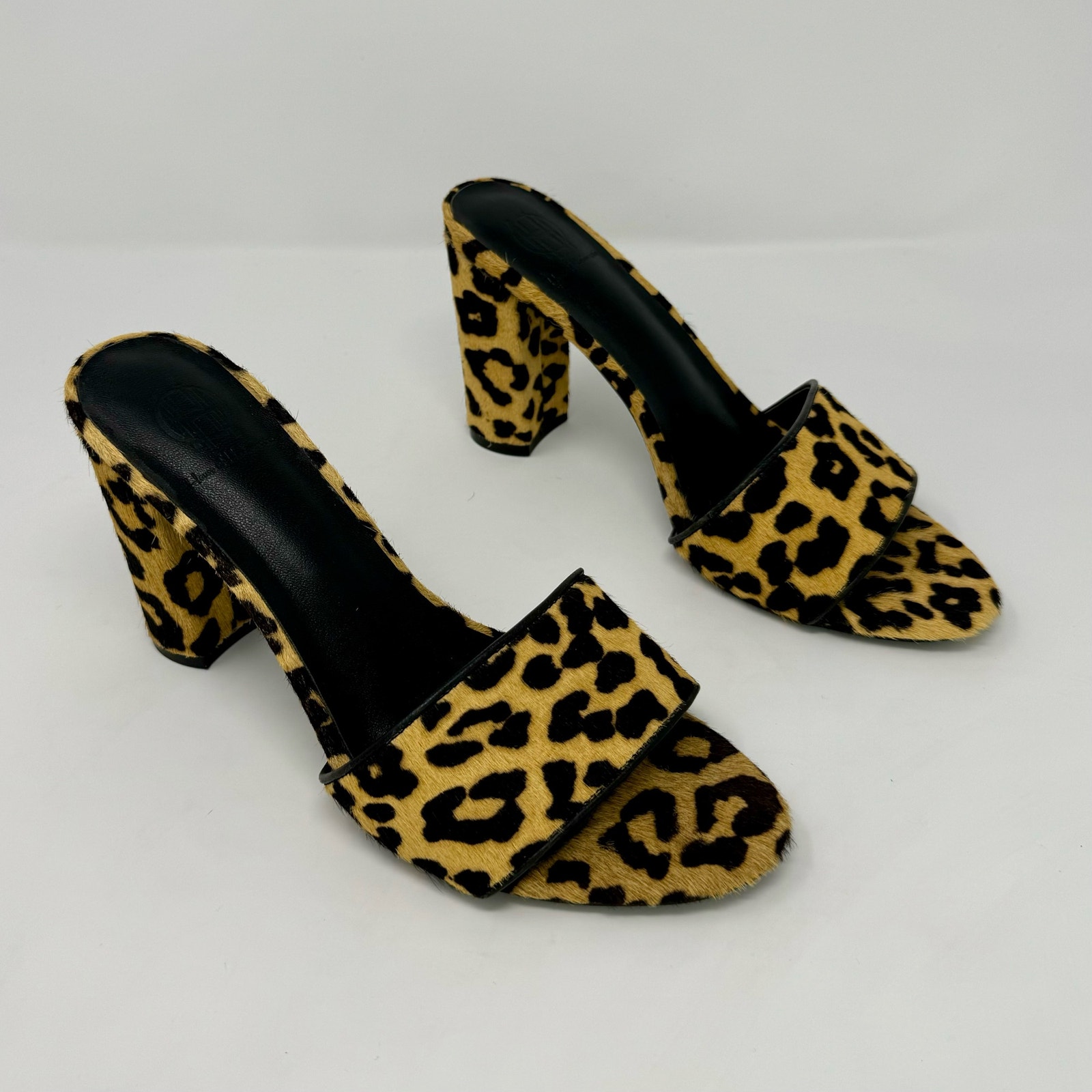 House of Harlow X REVOLVE Juju Heel Leopard Print-Calf Hair Mule-Size 9