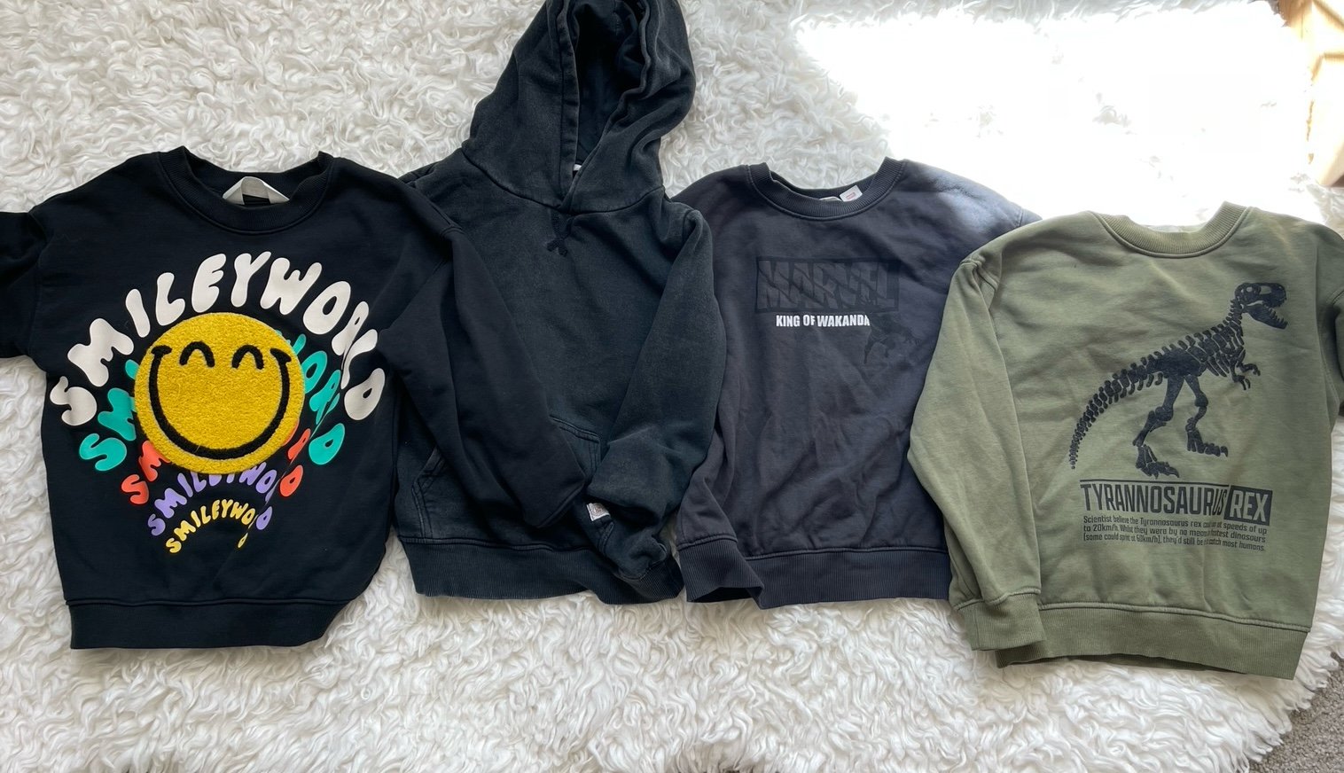 Bundle H&M boys sweatshirts 5/6T