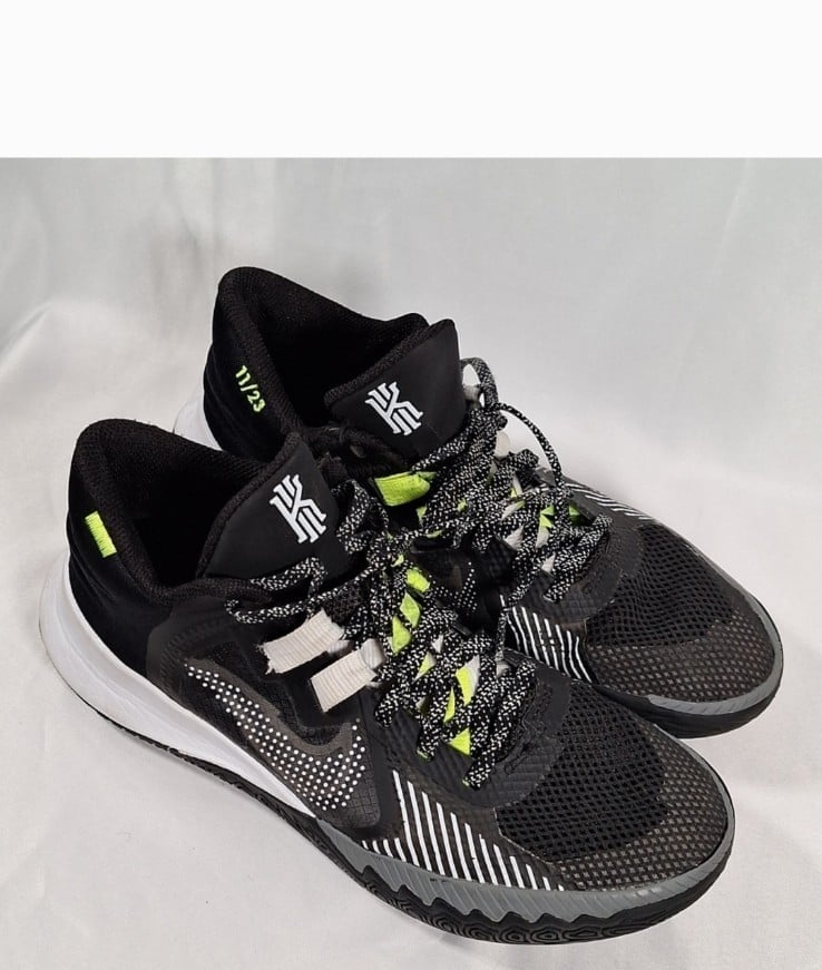 AdidasNike Kyrie Flytrap V Black White Basketball Shoes Size 9 Mens CZ4100-002