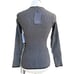 RVN Womens Black Striped Ribbed Long Sleeve Stretch Knit Striped Top Dash